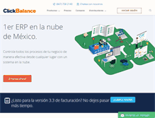 Tablet Screenshot of clickbalance.com